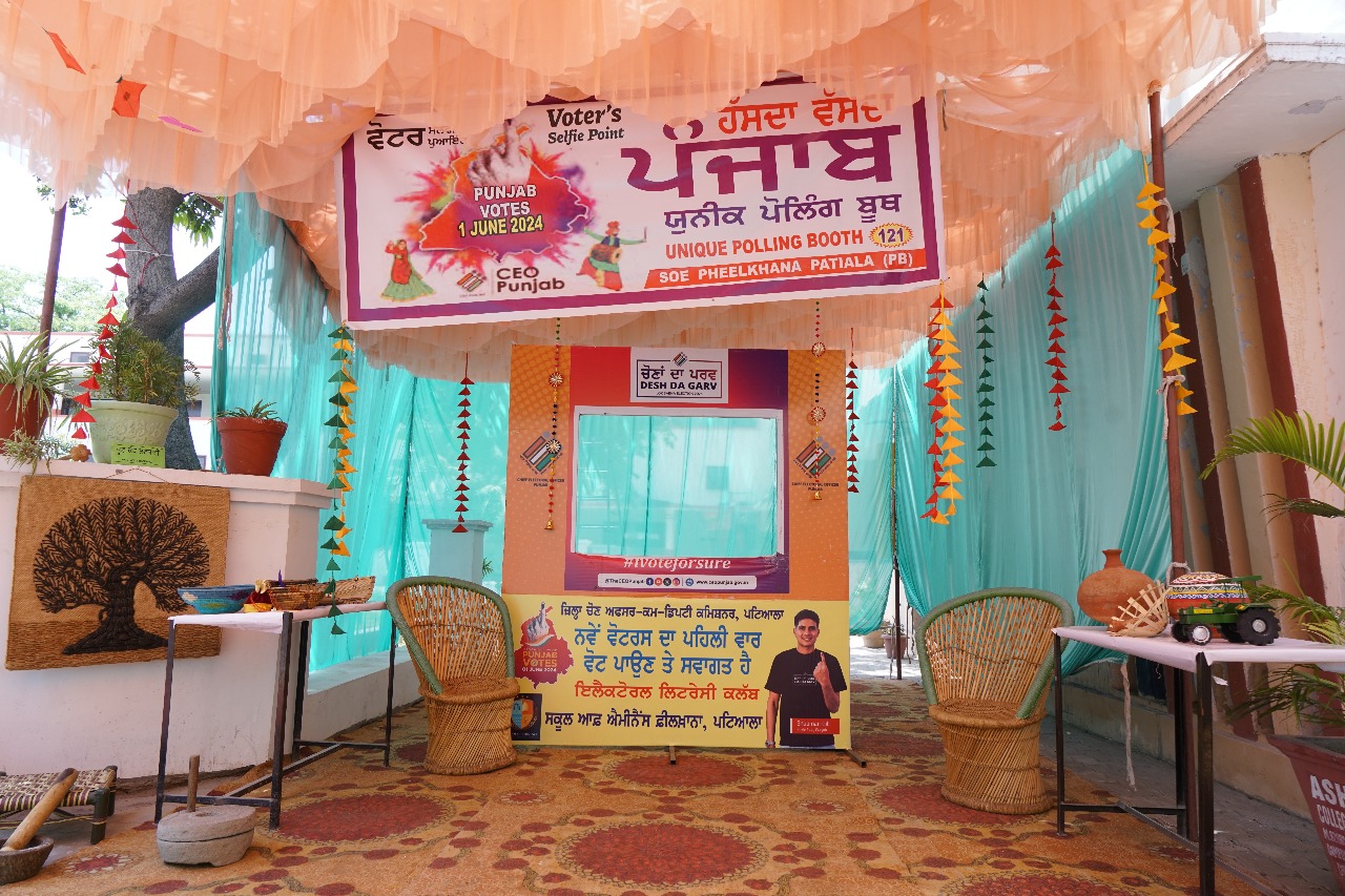 43 model polling stations built based on theme in Lok Sabha constituency Patiala